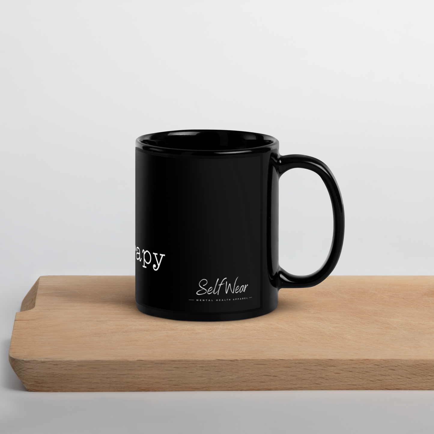 Cult of Psychotherapy Black Glossy Mug