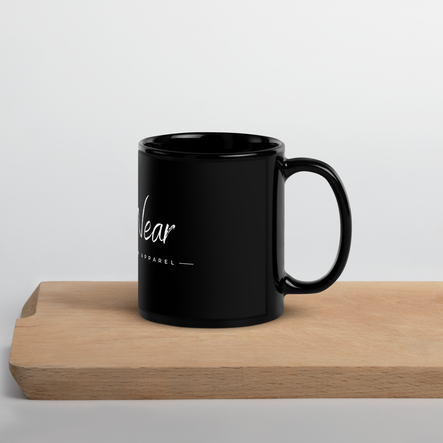 Self Wear Logo Black Glossy Mug