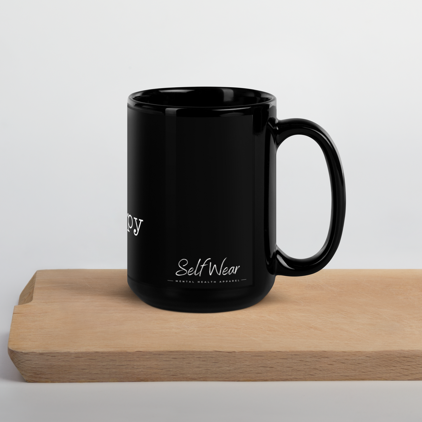 Cult of Psychotherapy Black Glossy Mug