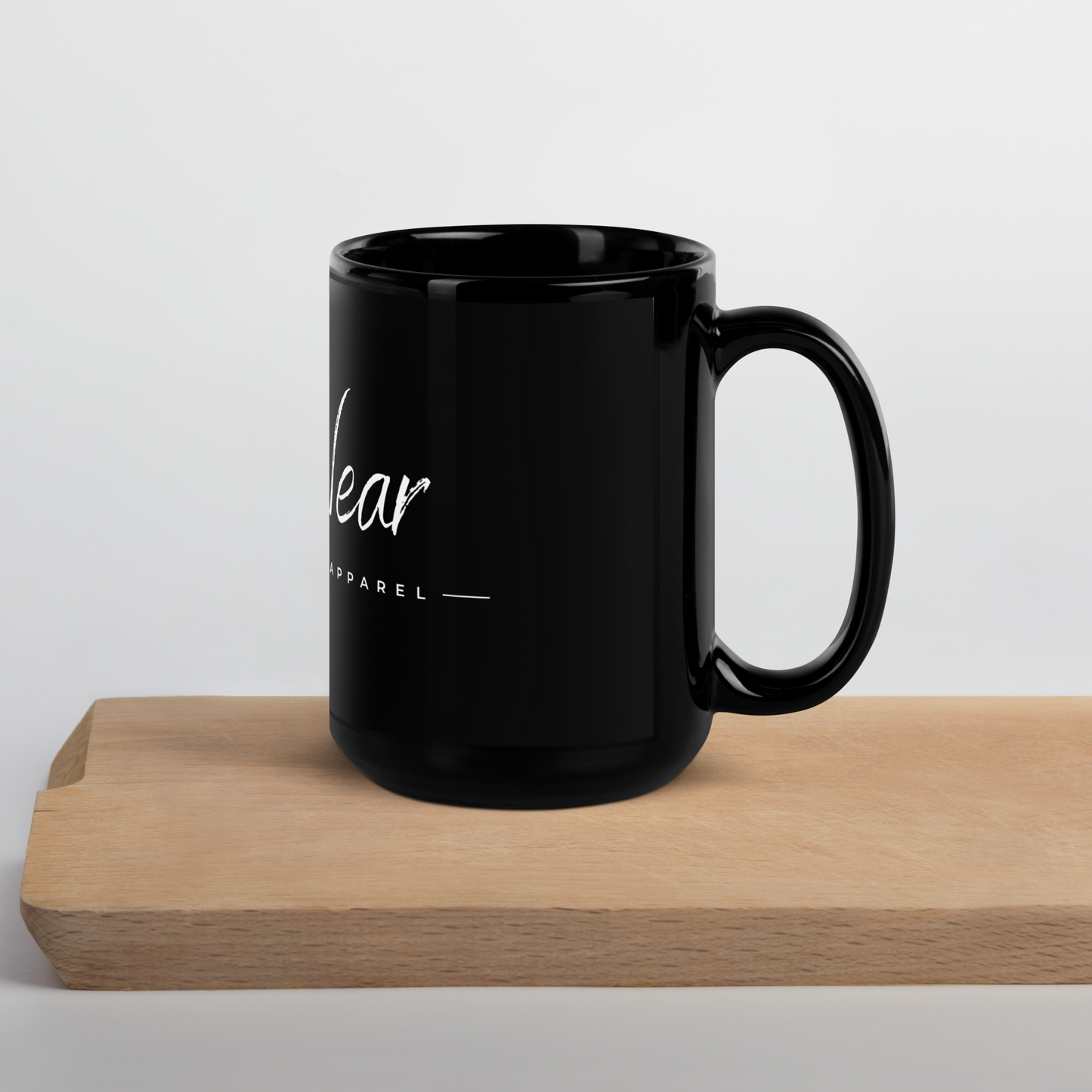 Self Wear Logo Black Glossy Mug